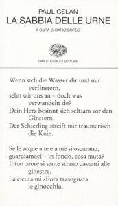 Sabbia delle urne. Testo tedesco a fronte ...