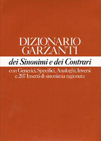 Dizionario Garzanti dei sinonimi e contrar...