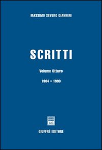 Scritti. Vol. 8: 1984-1990