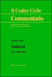 Anticresi. Artt. 1960-1964