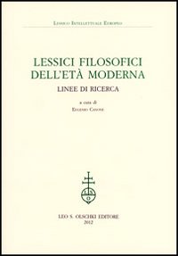 Lessici filosofici dell'età moderna. Line...