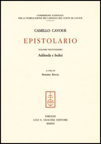 Epistolario. Vol. 21: Addenda e indici gen...