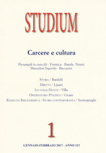 Studium (2017). Vol. 1: Carcere e cultura