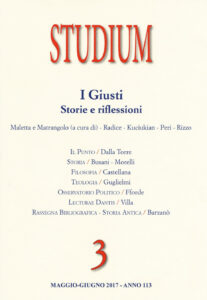 Studium (2017). Vol. 3: I giusti. Storie e riflessioni