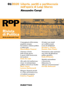 Rivista di politica (2020). Vol. 1: Libert...