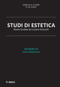 Studi di estetica (2021). Vol. 2: Sensibil...