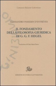 Fondamento della filosofia giuridica di G....