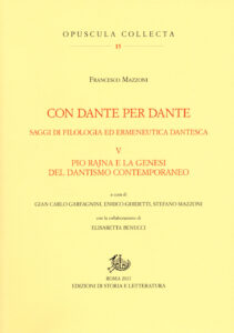 Con Dante per Dante. Saggi di filologia ed...