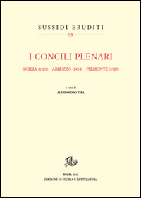 Concili Plenari. Sicilia (1920), Abruzzi (...
