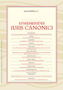 Ephemerides Iuris canonici (2023). Vol. 2