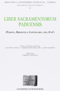 Liber sacramentorum paduensis (Padova, bib...