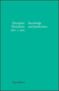 Discipline filosofiche (2012). Vol. 2: Kno...