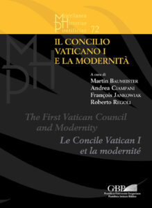 Concilio Vaticano I e la modernità (Il)