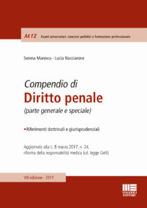 Compendio di diritto penale. Parte general...