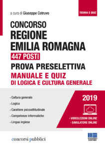Concorso Regione Emilia Romagna 447 posti....