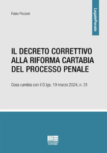 Decreto correttivo alla Riforma Cartabia d...