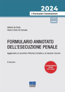 Formulario annotato dell'esecuzione penale...