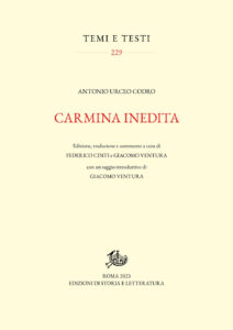 Carmina inedita. Ediz. critica