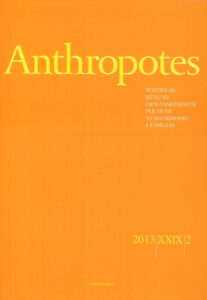 Anthropotes. Rivista di studi sulla person...